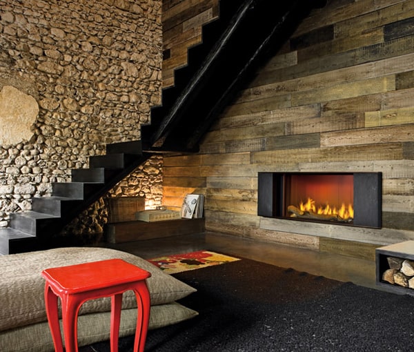 Wood Fireplace Design
